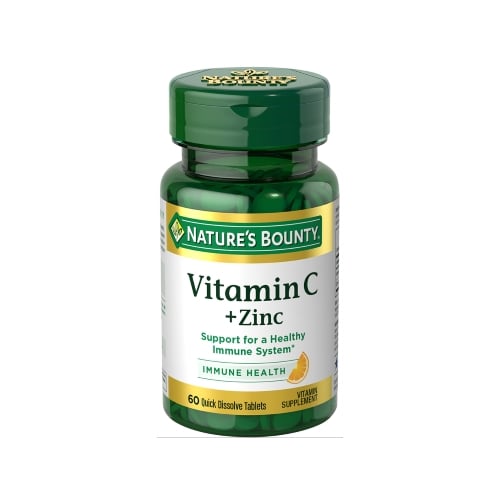 Nature’s Bounty Vitamin C plus Zinc Quick Dissolve 